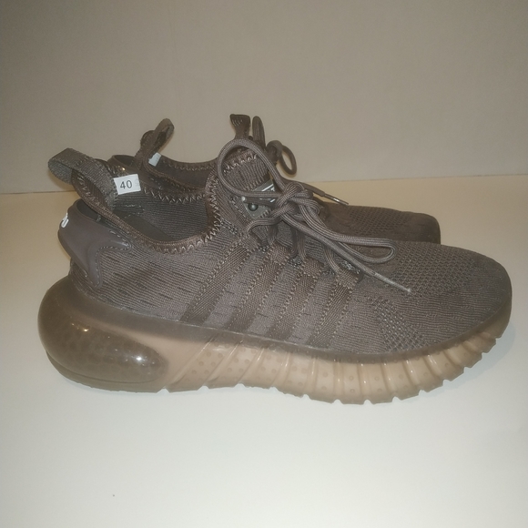 Men's Taupe Brown Running Sneakers - Picture 5 of 6